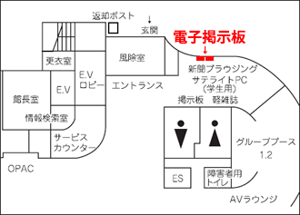 M棟　図書館1階