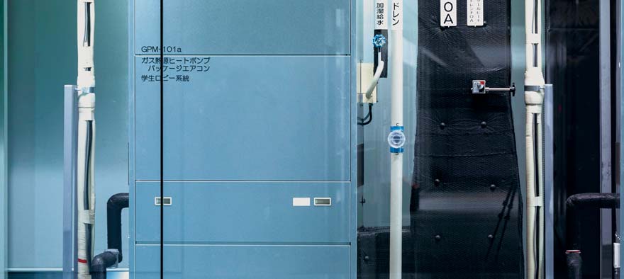 地熱空調機械室